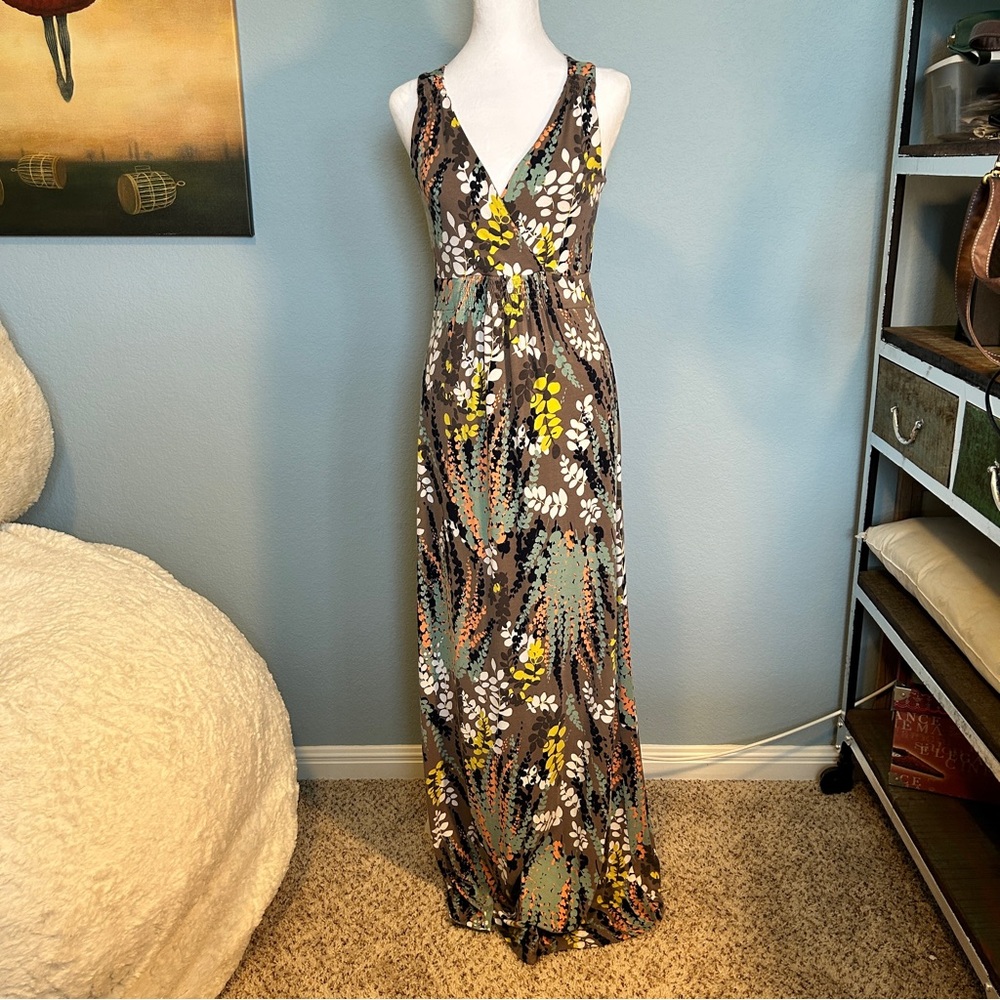 BODEN Multicolor Floral Maxi Dress - 10 Long